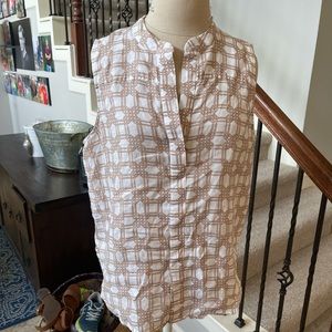 Ann Taylor Linen Top - size medium